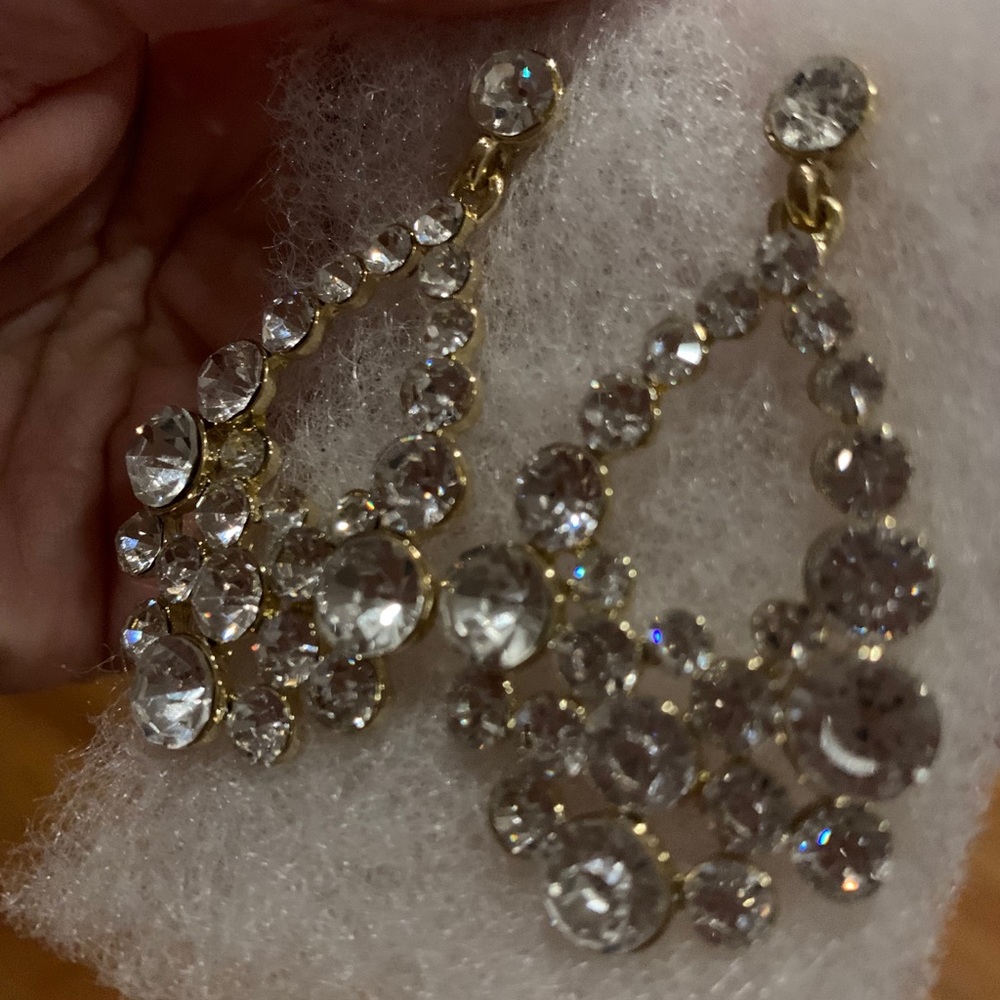 Gorgeous sparkly earrings NEW - Picture 3 of 3